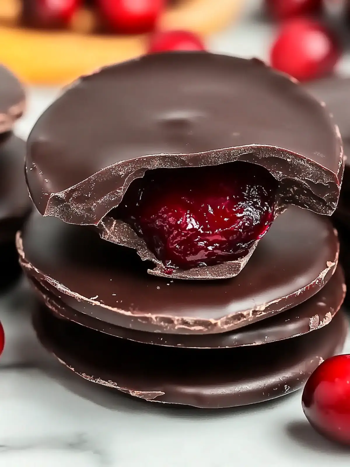 Decadent Chocolate Covered Cranberry Sauce Bites You’ll Love 3 Chocolate Covered Cranberry Sauce Bites