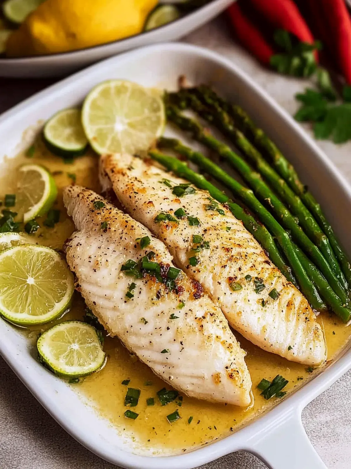 Baked Garlic-Lime Tilapia: Simple, Zesty & Delicious Dinner 5 Baked Garlic-Lime Tilapia