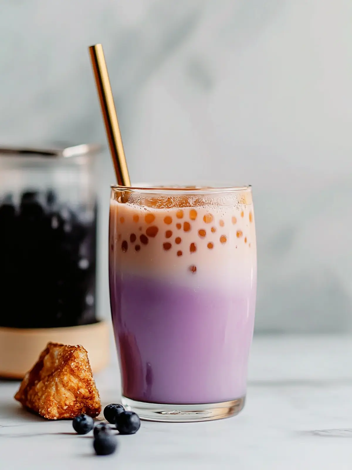 Creamy Taro Milk Tea Bliss: A Homemade Sweet Escape 4 Creamy Taro Milk Tea