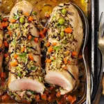 Savory Pork Tenderloins with Wild Rice and Veggie Delight 7 Pork Tenderloins with Wild Rice