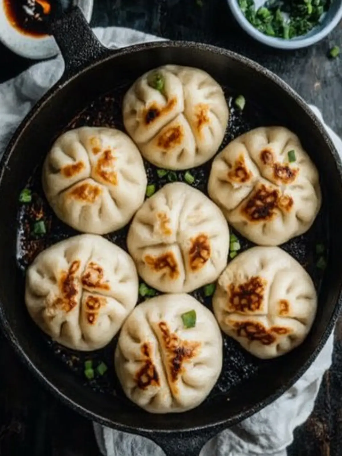 Savory Shanghai Pan-Fried Pork Buns You Can’t Resist 2 Shanghai Pan-Fried Pork Buns