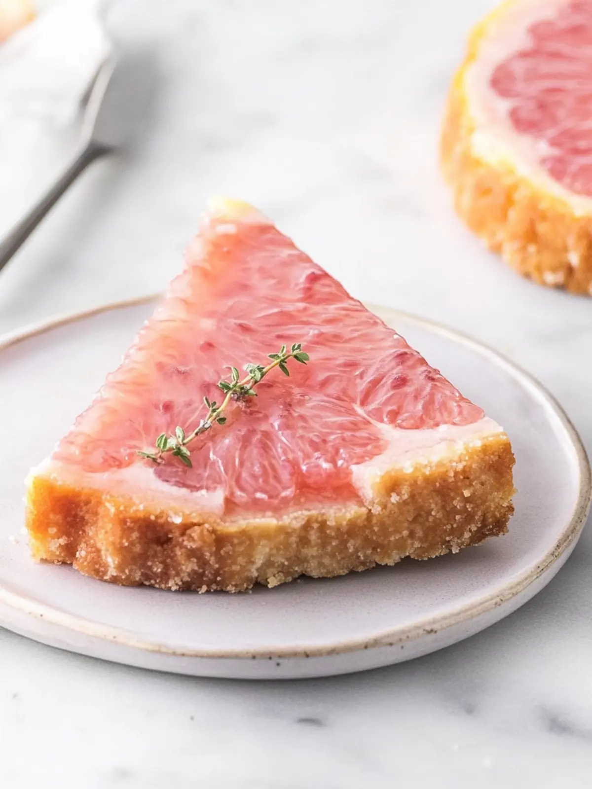 Lovely Pink Grapefruit Shortbread with Fresh Thyme Bliss 4 Lovely Pink Grapefruit
