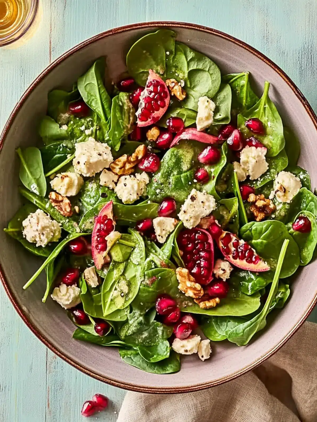 Delicious Spinach Pomegranate Salad for a Fresh Twist 5 Spinach Pomegranate Salad