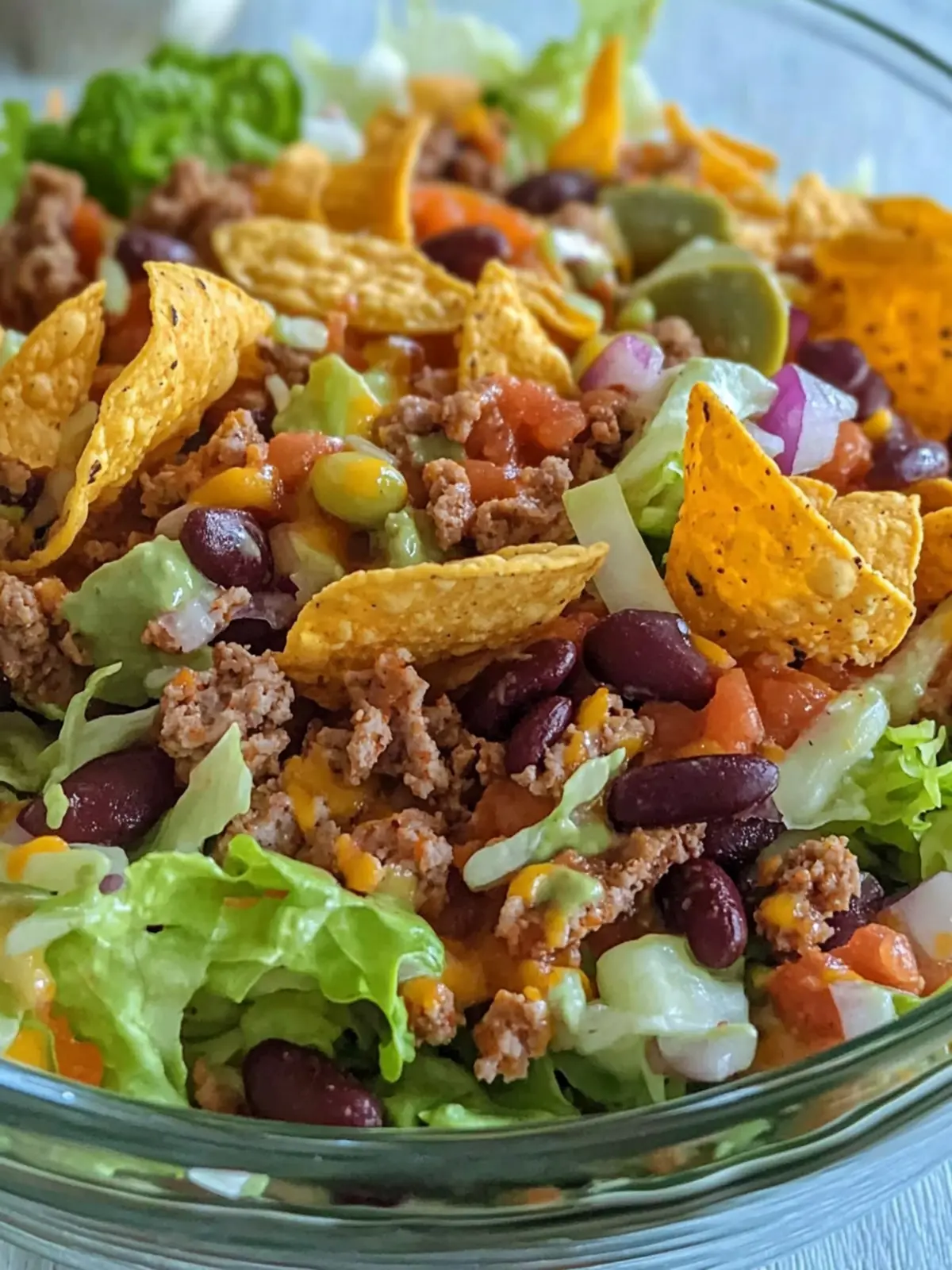 Savor the Crunch: Ultimate Doritos Taco Salad Delight 2 Doritos Taco Salad