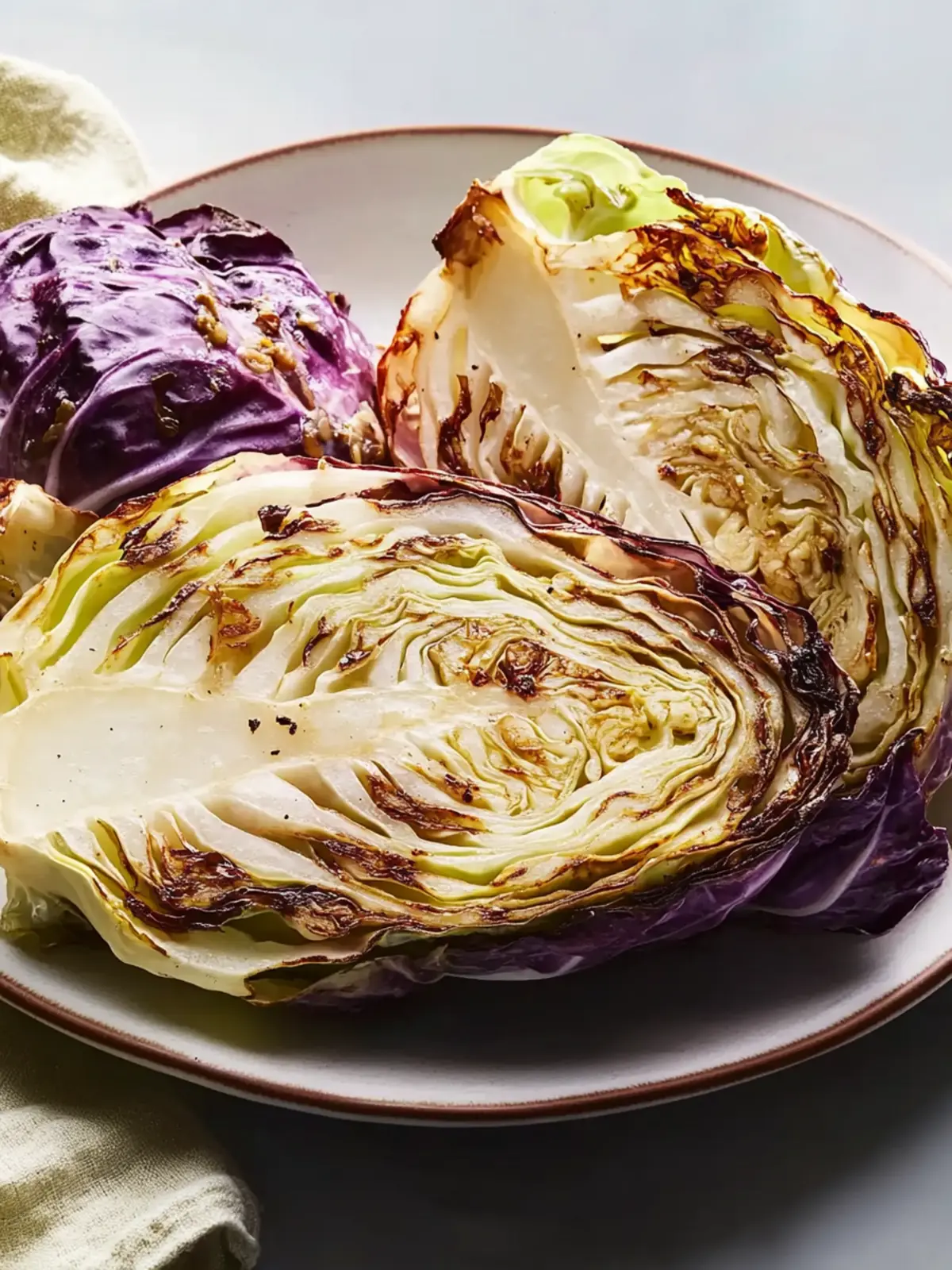 Savor Roasted Cabbage with Lemon for a Flavorful Twist 3 Roasted Cabbage
