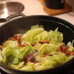 Delicious Homestyle Stir Fried Taiwanese Cabbage with Bacon 9 Homestyle Stir Fried Taiwanese Cabbage with Bacon