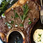 Savor Juicy Air Fryer T-Bone Steak with Garlic Butter Delight 9 Air Fryer T-Bone Steak with Homemade Garlic Butter