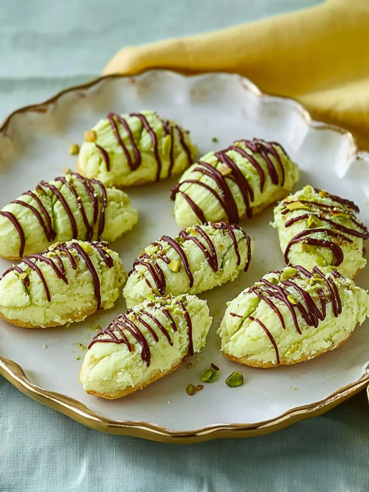 Pistachio Cream Cheese Fingers: Irresistibly Soft & Nutty Treats 5 Pistachio Cream Cheese Fingers