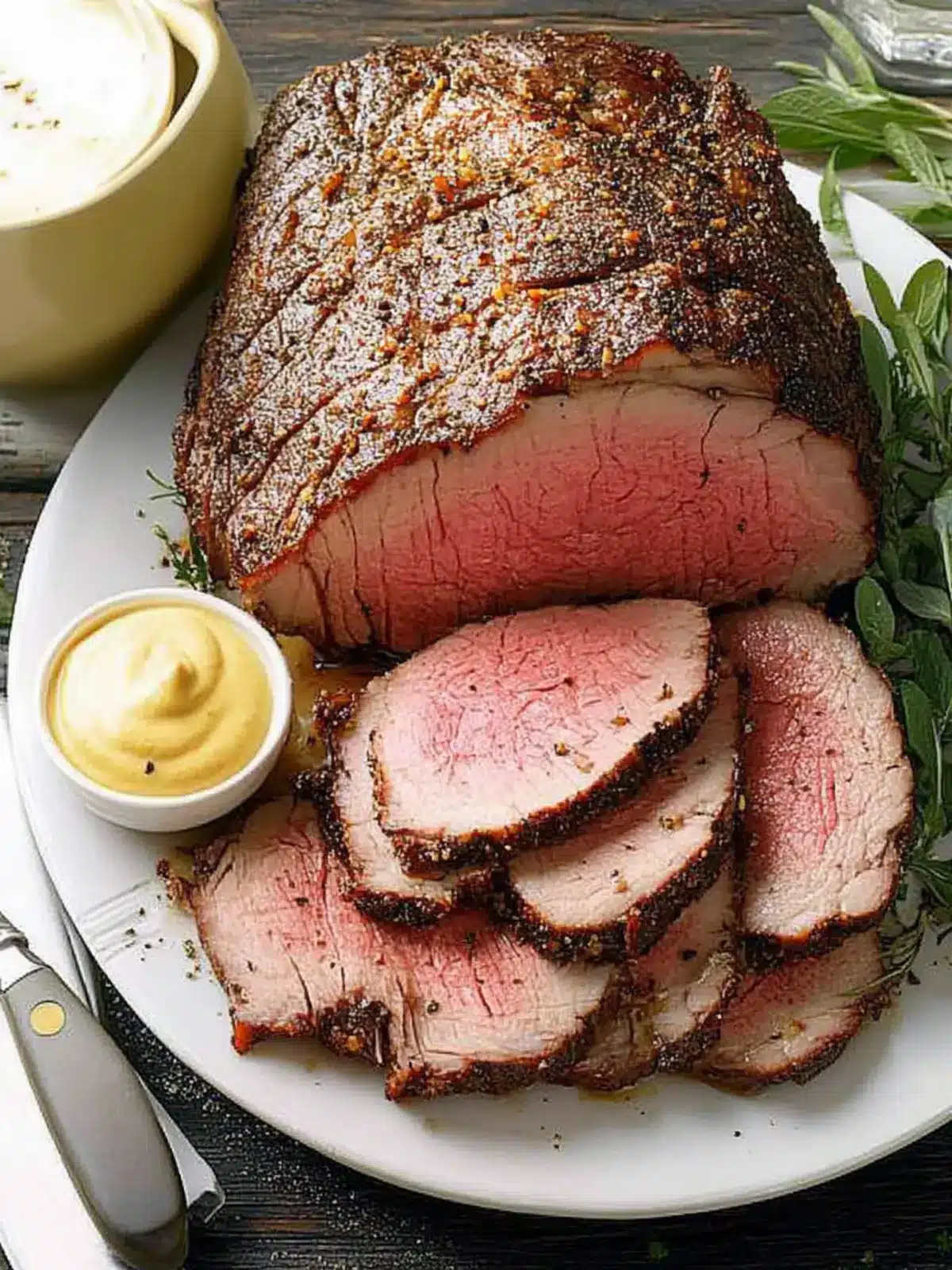 Peppery Roast Beef with Zesty Horseradish Delight 2 Peppery Roast Beef