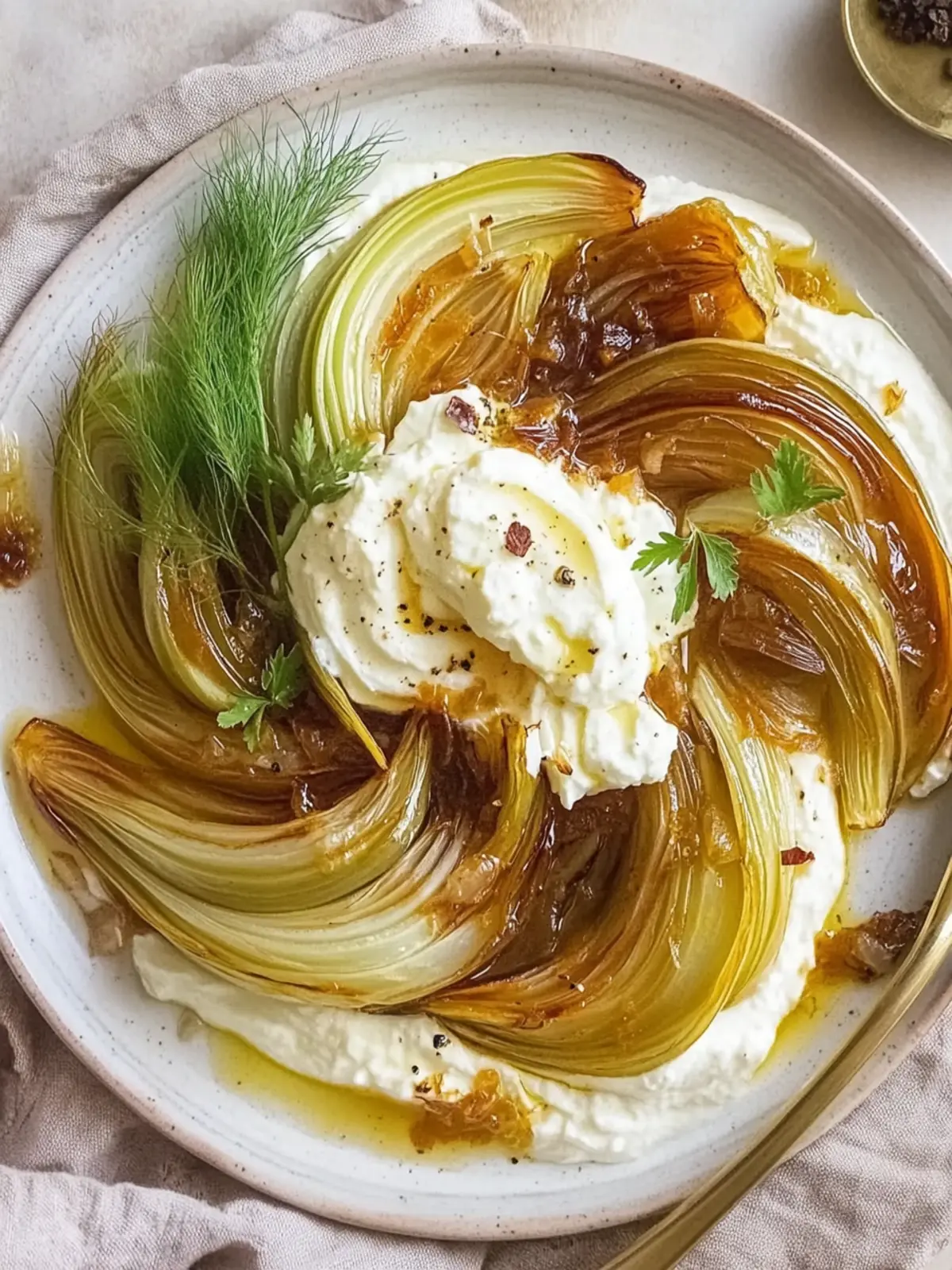 Delicious Braised Fennel with Whipped Feta Bliss 3 Braised Fennel with Whipped Feta