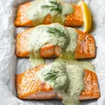 Crispy Baked Salmon with Zesty Lemon Dill Sauce Delight 10 Crispy Baked Salmon with Lemon Dill Sauce