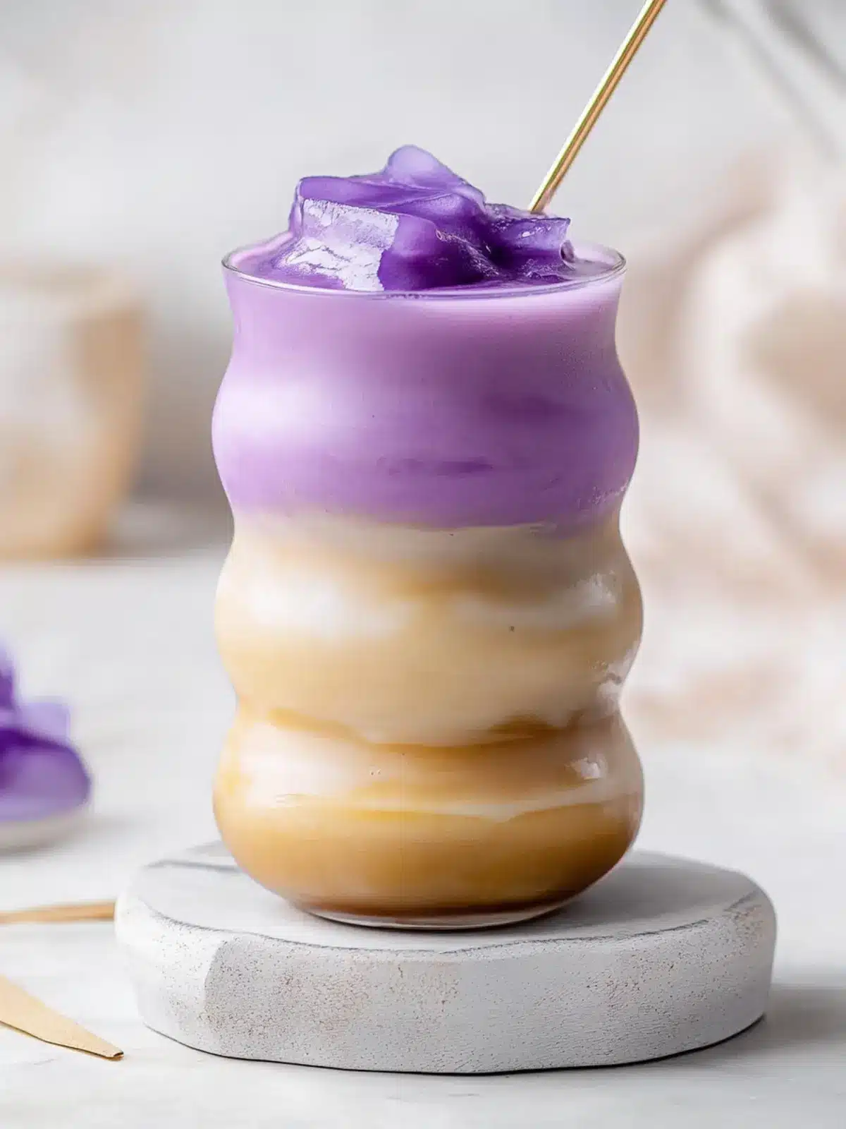 Elevate Your Day with an Iced Ube Latte Delight 5 Iced Ube Latte