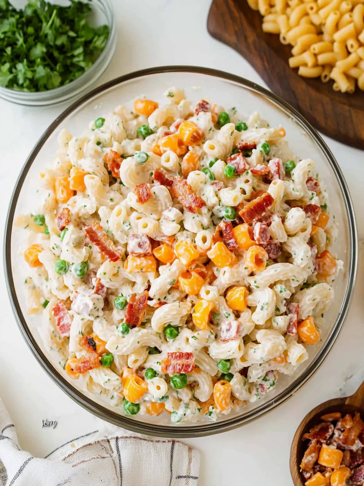 Bacon Ranch Pasta Salad: A Creamy Delight You’ll Crave! 5 Bacon Ranch Pasta Salad
