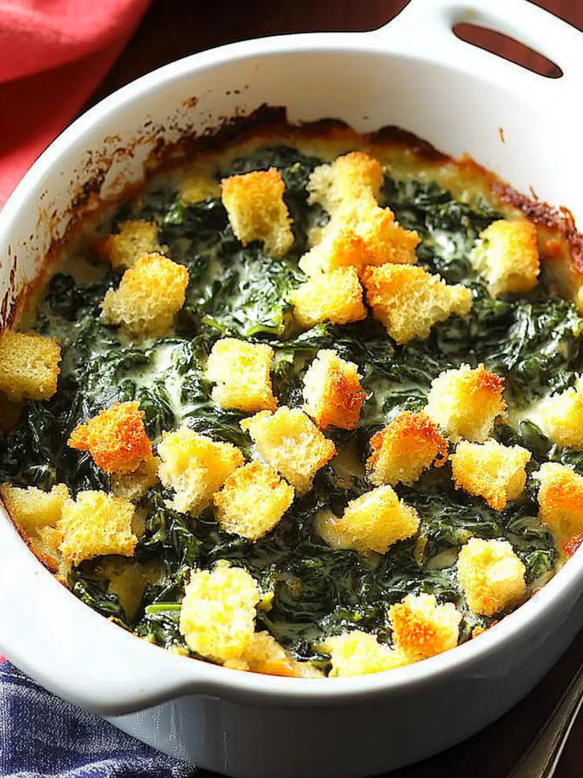 Delicious Crunchy Spinach Casserole That Everyone Will Love 3 Crunchy Spinach Casserole