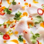 Zesty Kingfish Ceviche with Coconut Milk & Chilli Oil Delight 6 Kingfish Ceviche with Coconut Milk & Chilli Oil