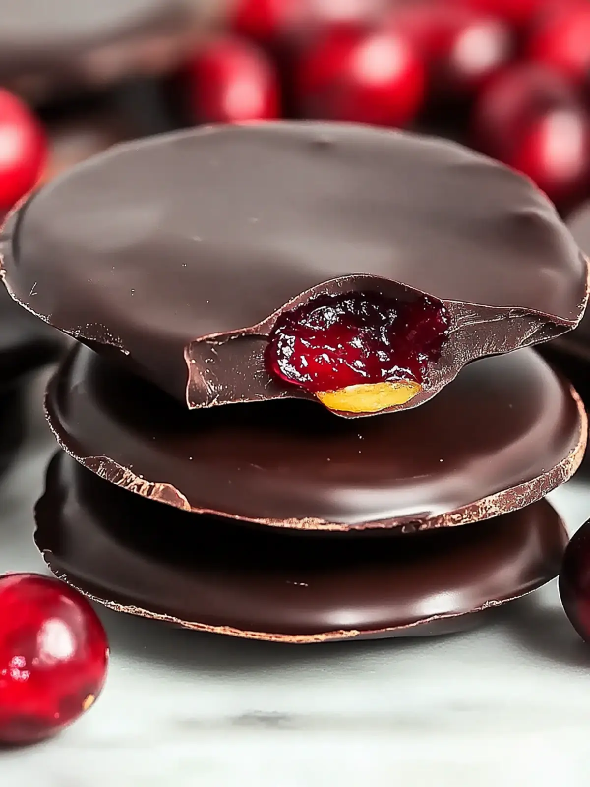 Decadent Chocolate Covered Cranberry Sauce Bites You’ll Love 2 Chocolate Covered Cranberry Sauce Bites