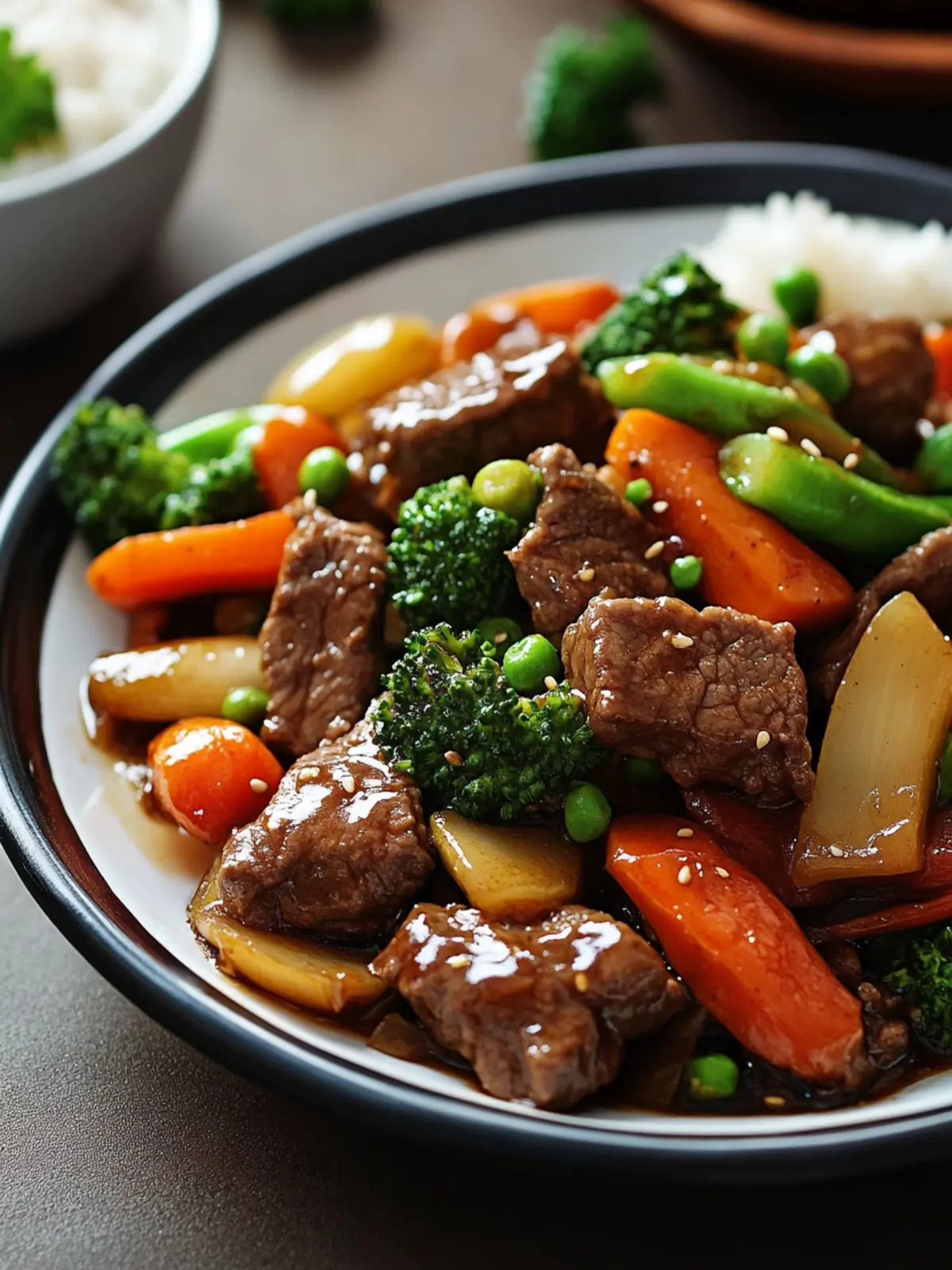 Sizzle Up Your Dinner with Beef Stir-Fry and Fresh Veggies 4 Beef stir-fry with vegetables