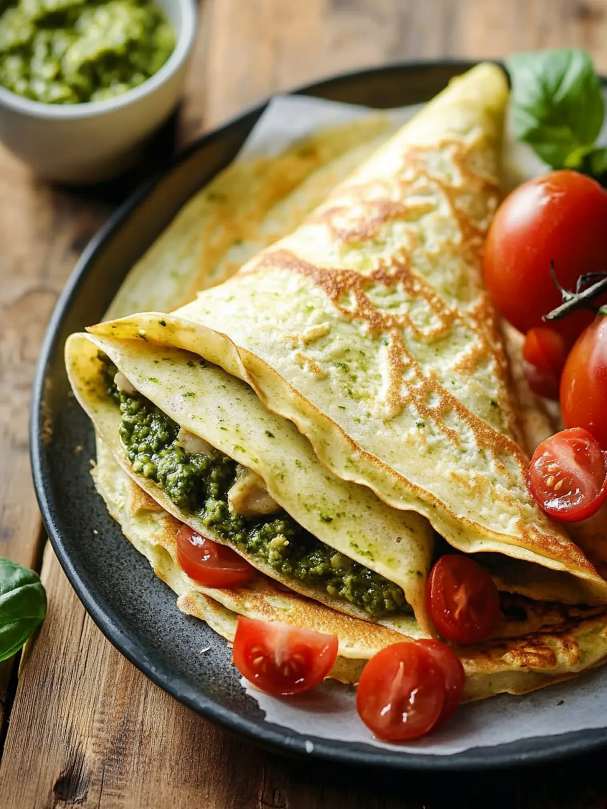 Turkey Pesto Crepes: A Flavorful Twist on Your Dinner Routine 3 Turkey Pesto Crepes