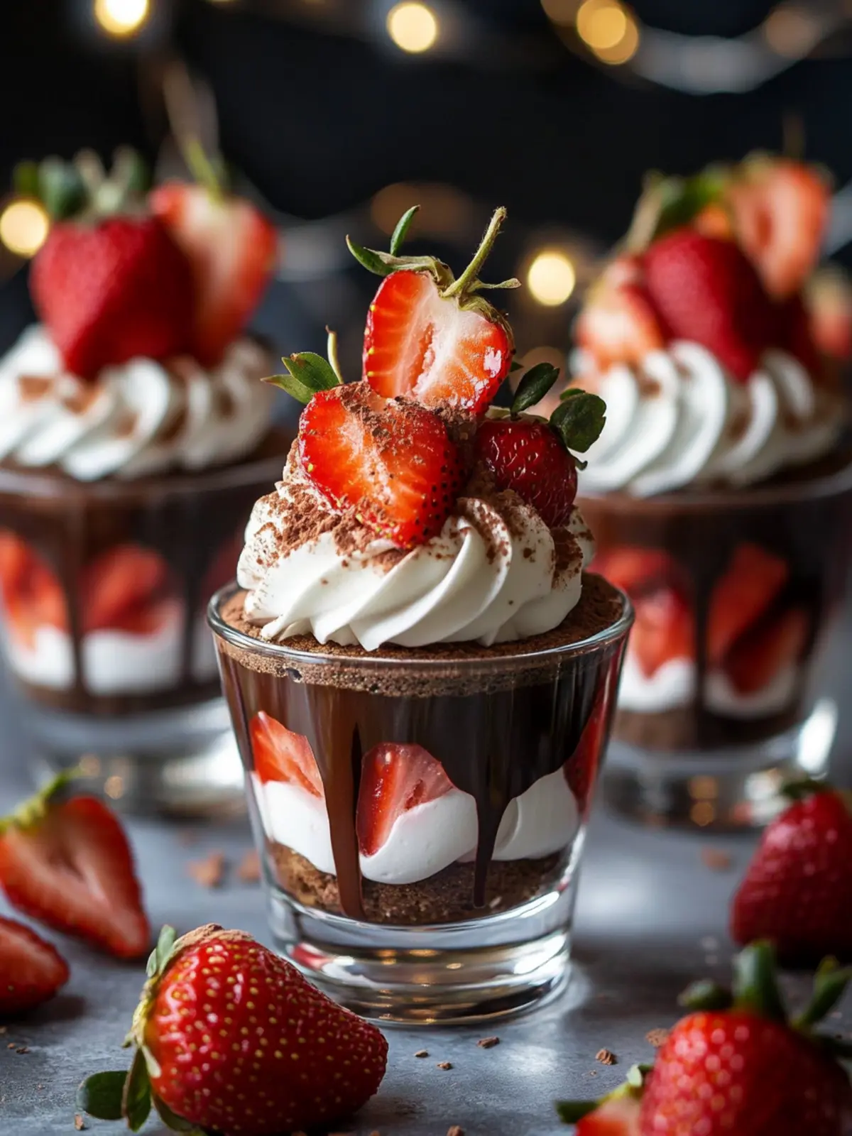 No-Bake Chocolate Strawberry Dessert Cups for Sweet Moments 3 No-Bake Chocolate Strawberry Dessert Cups