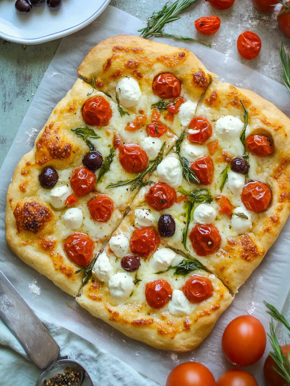 Focaccia Pizza: The Crispy-Soft Twist You’ve Been Craving 2 Focaccia Pizza