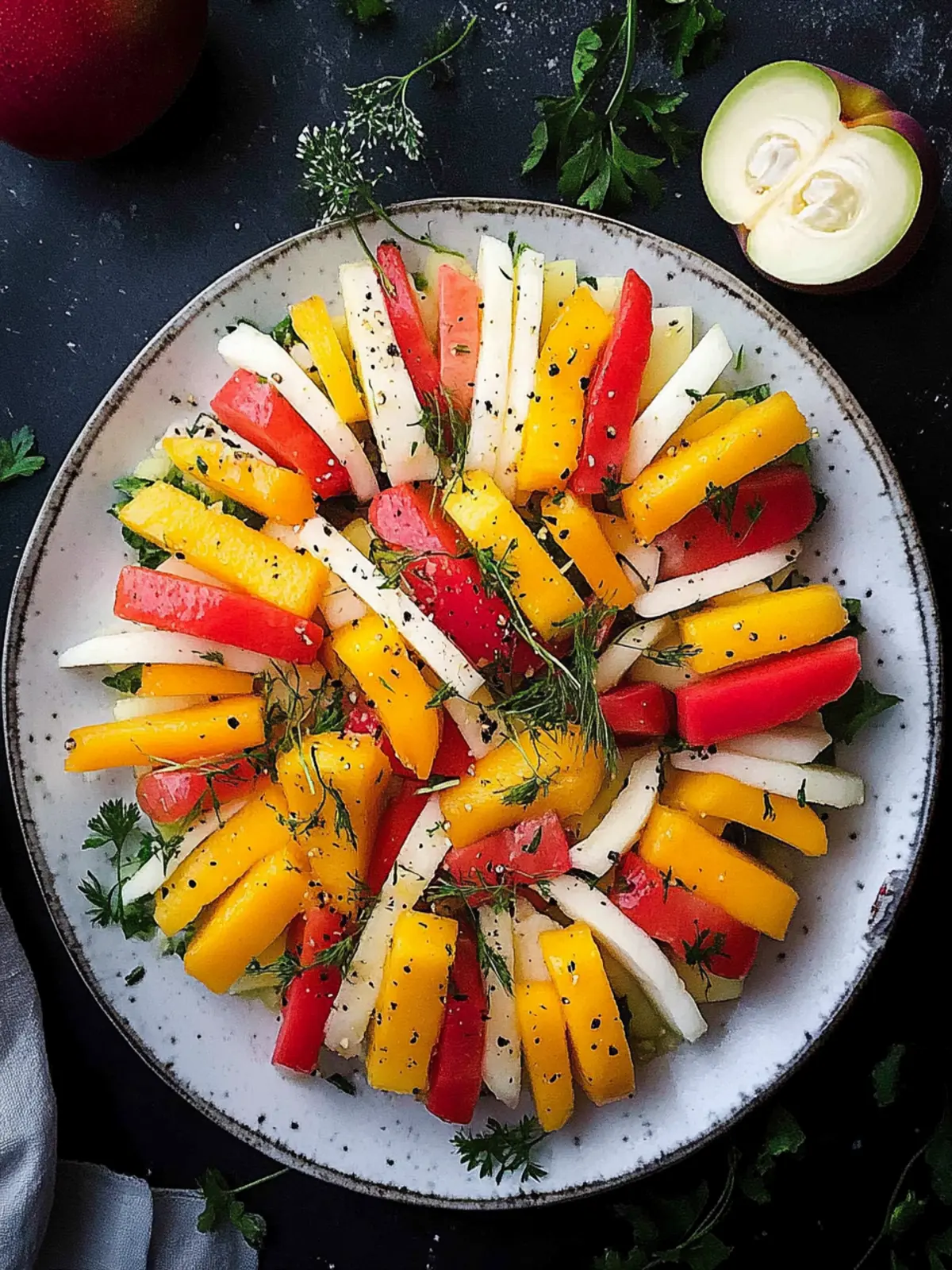 Refreshing Celeriac Mango and Guava Salad for Summer Bliss 2 Celeriac Mango and Guava Salad