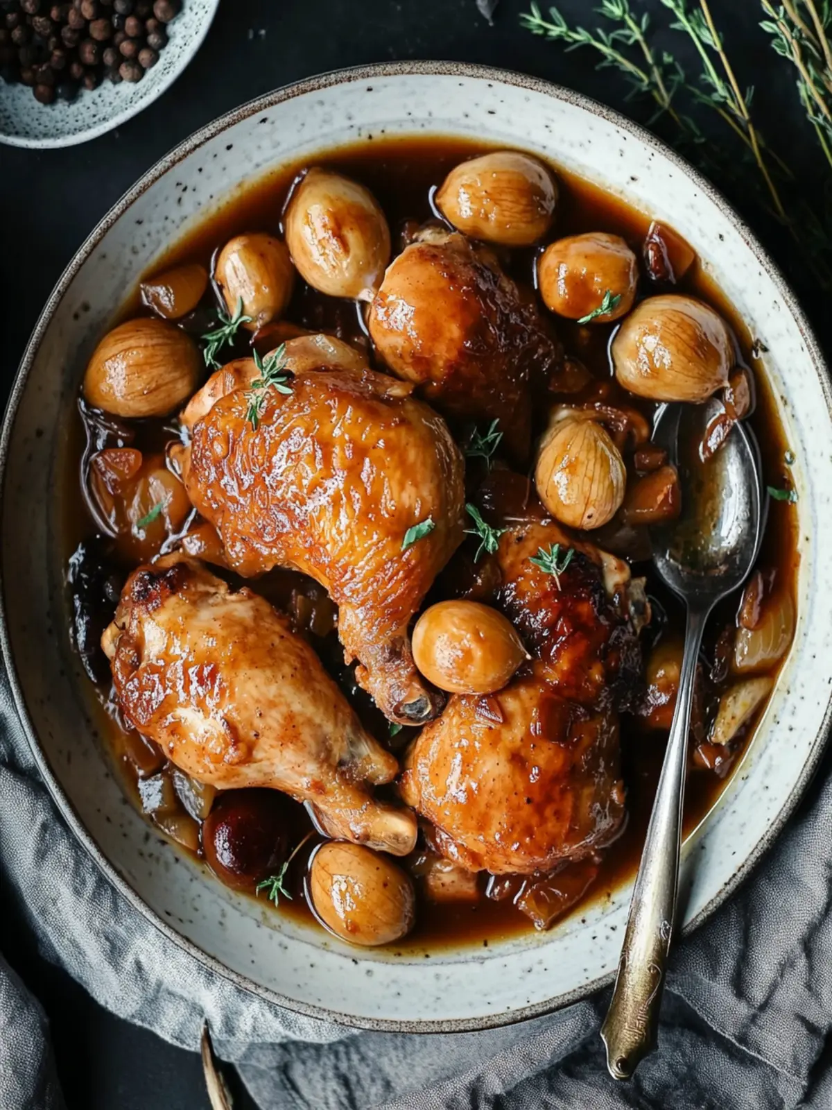 Savory Braised Chestnut Chicken Like Grandma Used to Make 4 Braised Chestnut Chicken