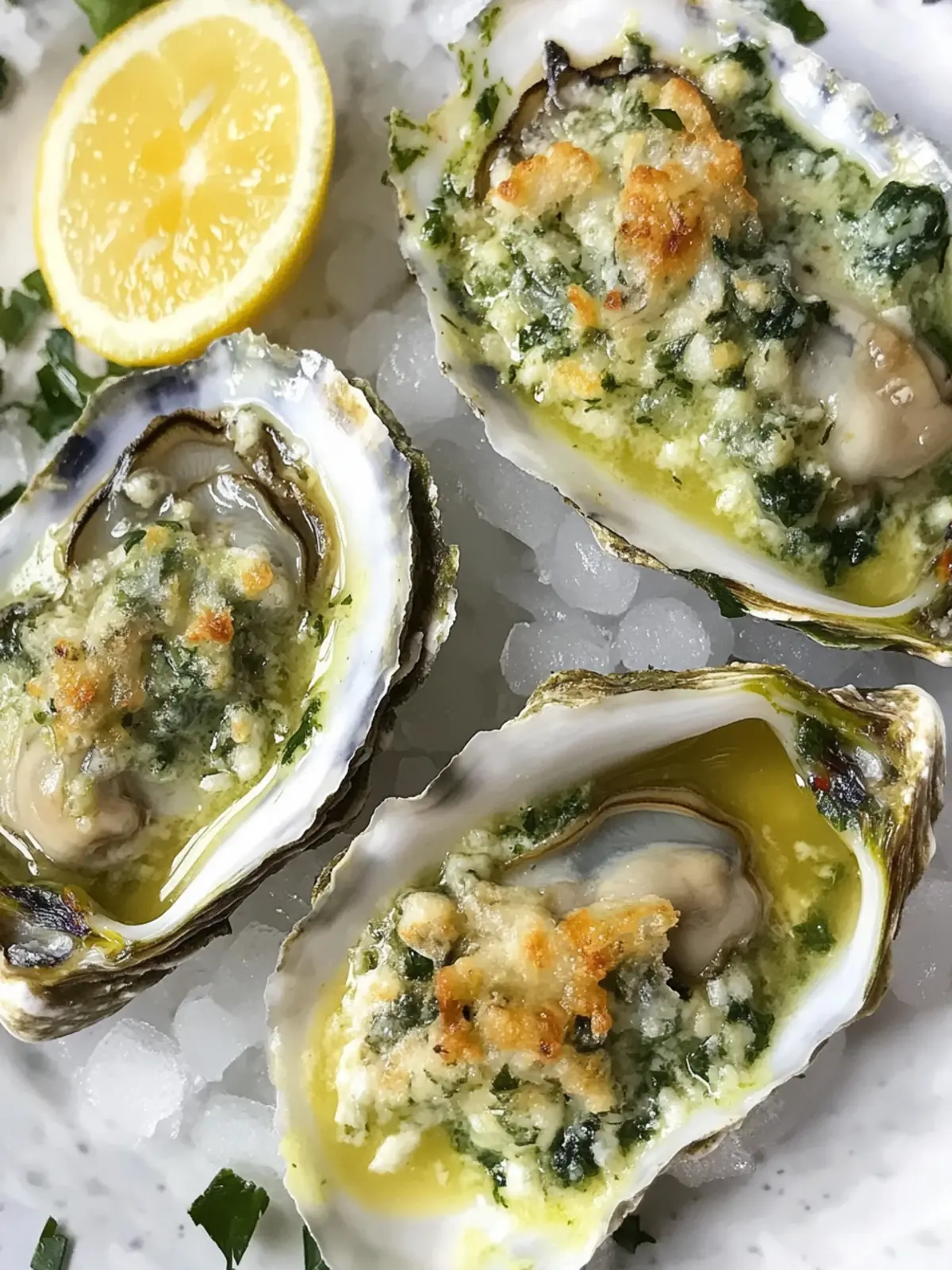 Rockin' Oysters Rockefeller: A Cheesy Spinach Delight 3 Rockin' Oysters Rockefeller
