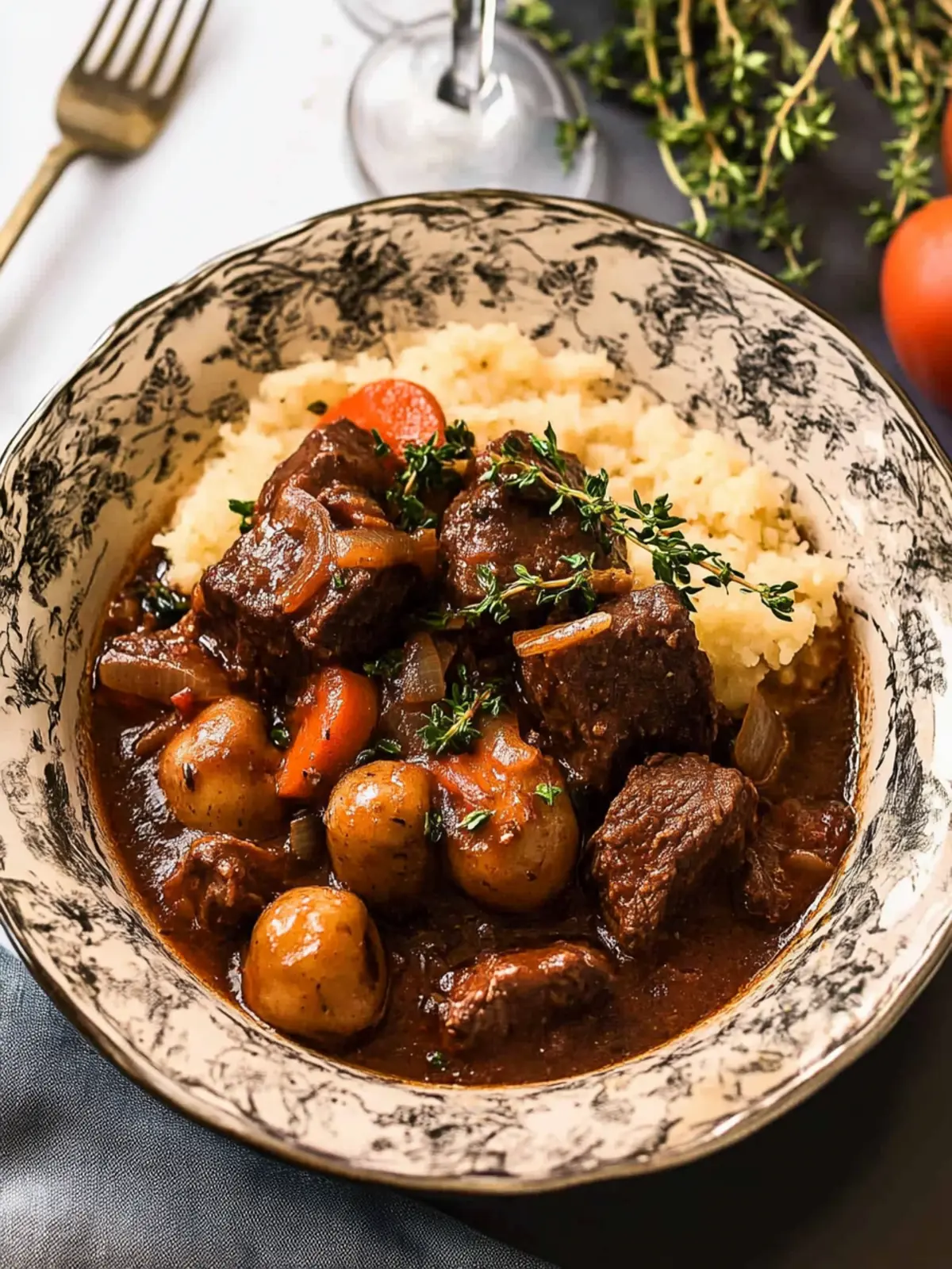 Savory Instant Pot Beef Bourguignon in Under 2 Hours 2 Instant Pot Beef Bourguignon
