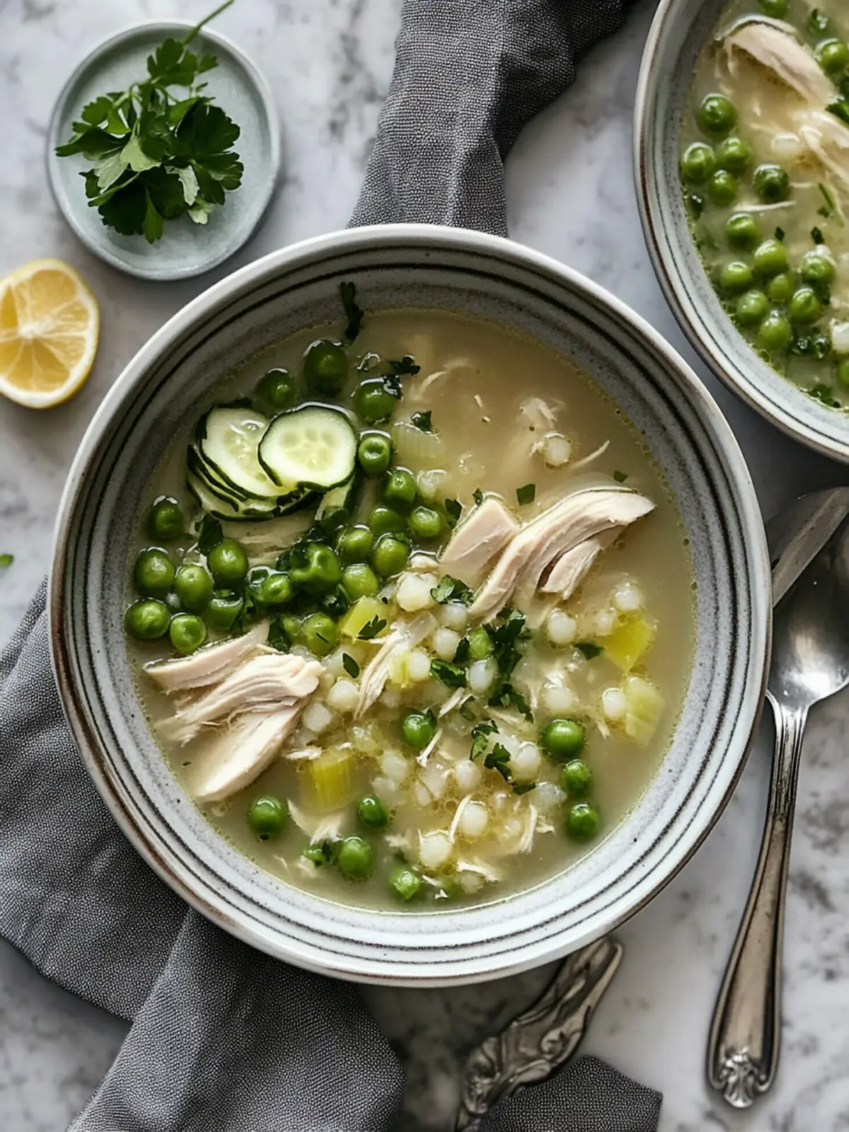Heartwarming Stracciatella Soup with Chicken and Spring Veggies 4 Stracciatella Soup with Chicken and Spring Vegetables