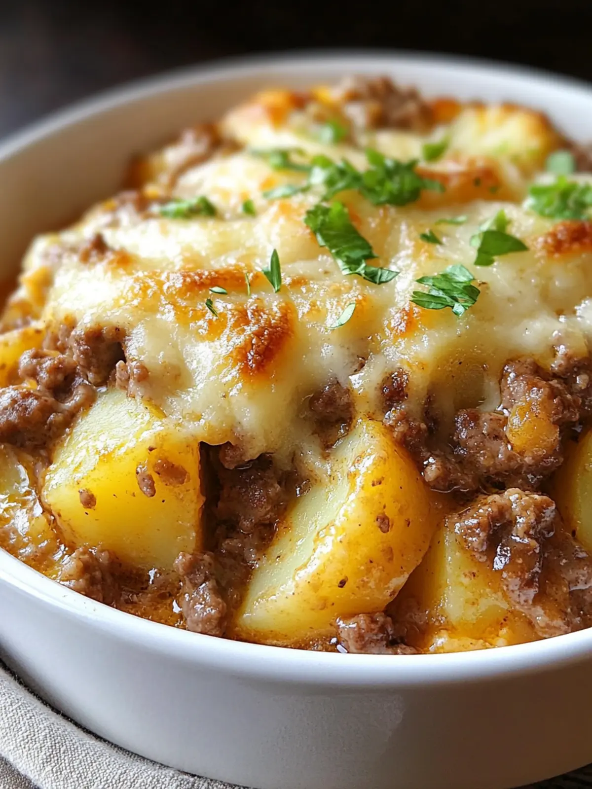 Delicious & Easy Crockpot Beef Hamburger Potato Casserole Magic 4 Delicious & Easy Crockpot Beef Hamburger Potato Casserole