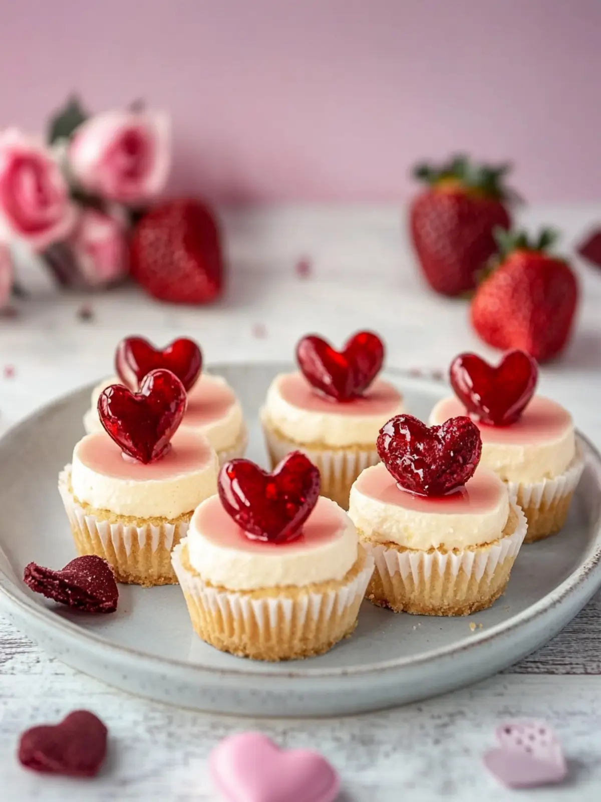 Sweet Mini Valentine’s Day Cheesecakes to Melt Hearts 5 Mini Valentine’S Day Cheesecakes