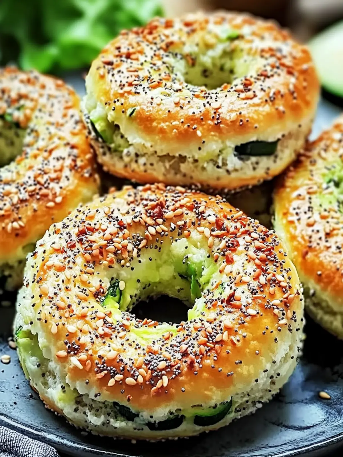 Zucchini Bagels: Deliciously Guilt-Free and Easy to Make 4 Zucchini Bagels