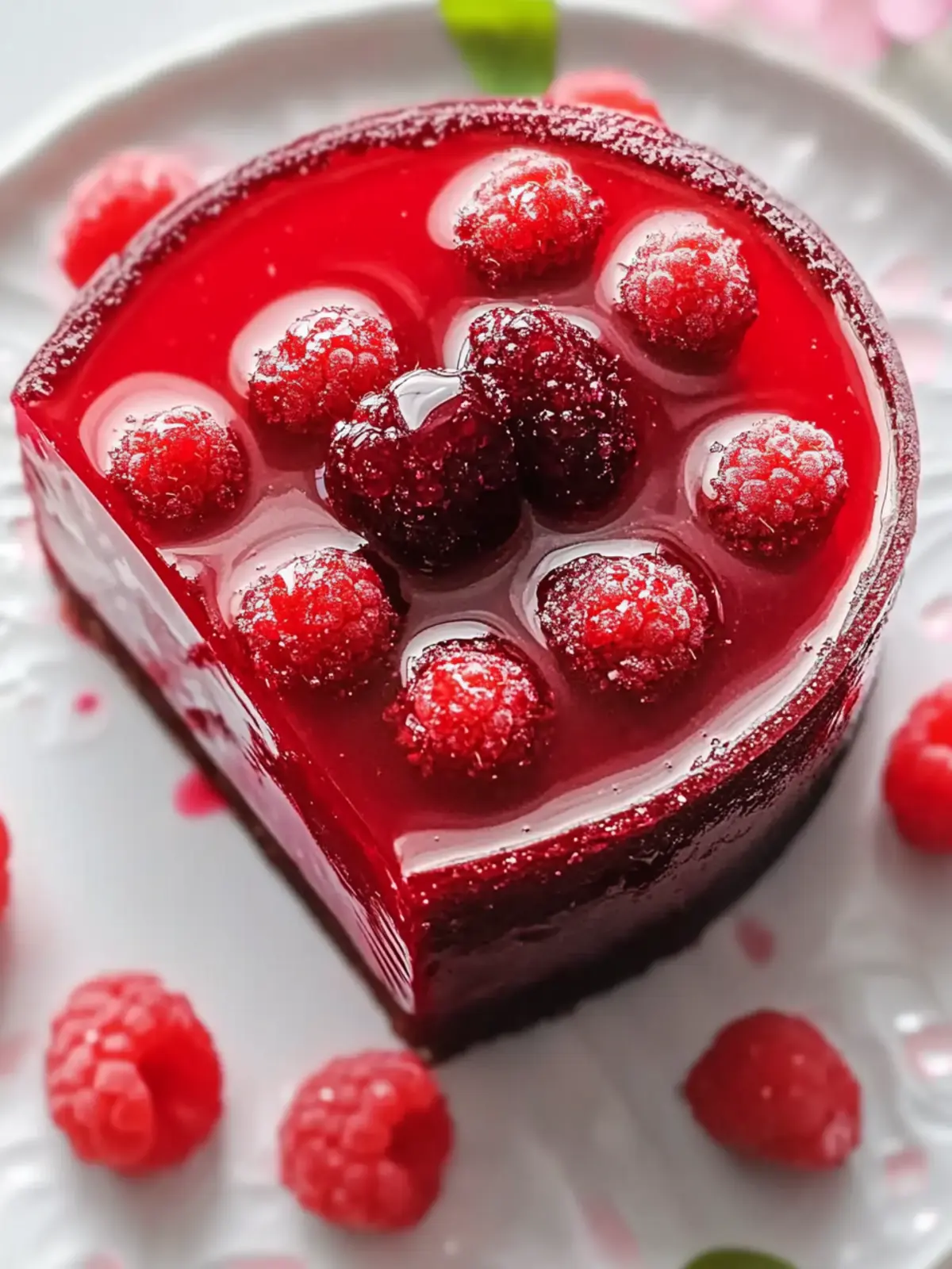 Decadent Ruby Raspberry Mirror Glaze Tart You’ll Adore 3 Ruby Raspberry Mirror Glaze