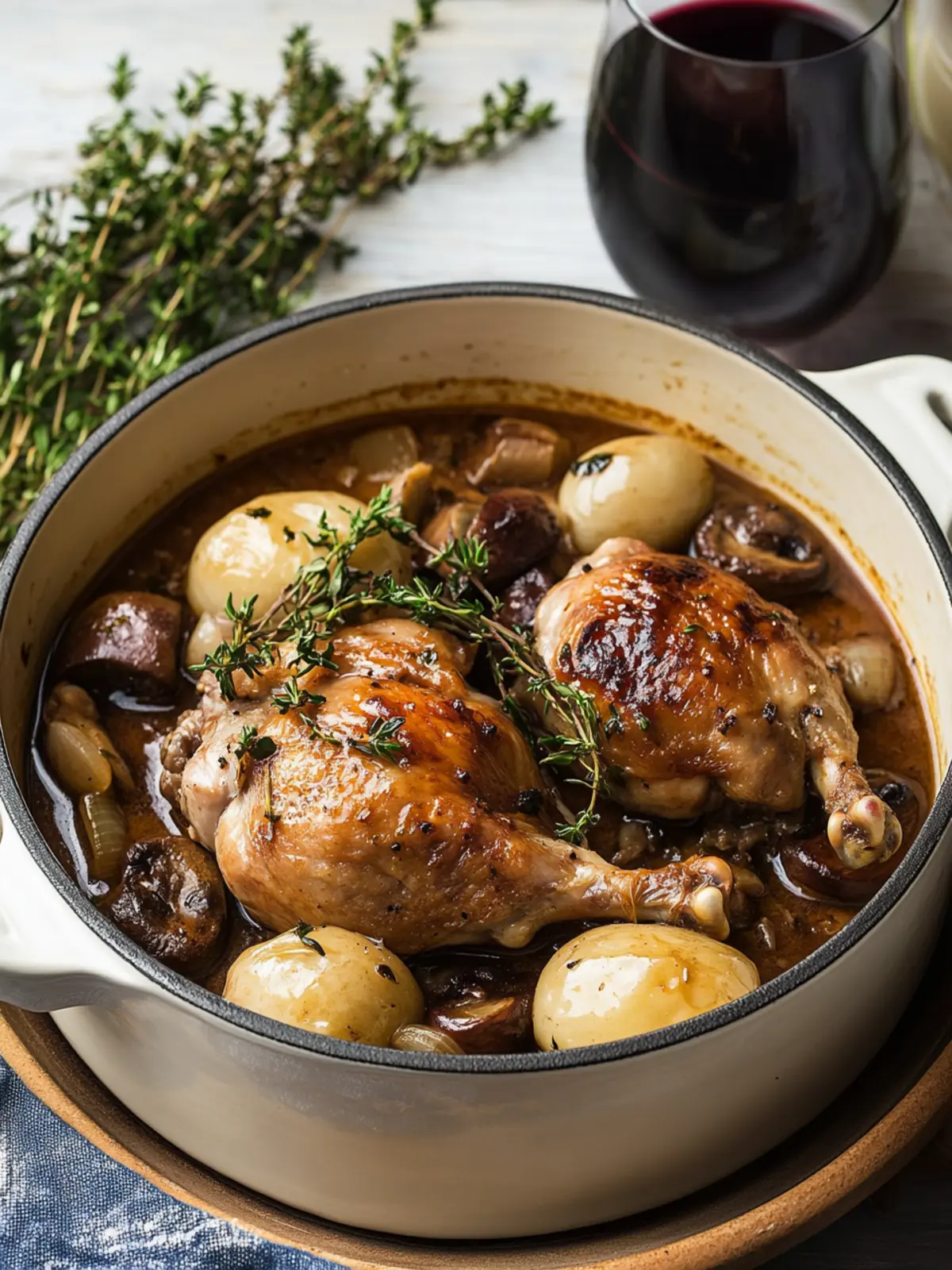 Savory Coq au Vin Recipe: A Classic French Delight at Home 3 Coq au Vin Recipe (Classic French Chicken and Red Wine!)