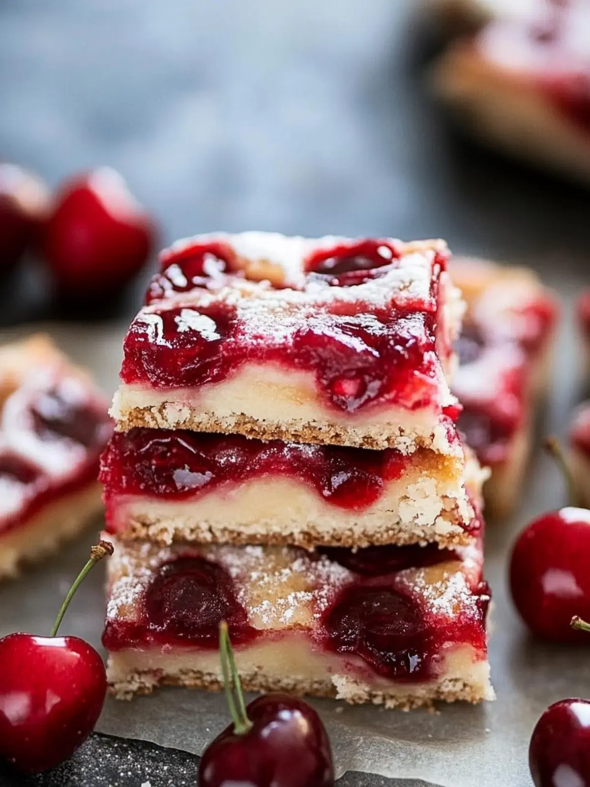 Delicious Cherry Bars Recipe for Irresistible Red Desserts 4 Cherry Bars (red desserts recipes)