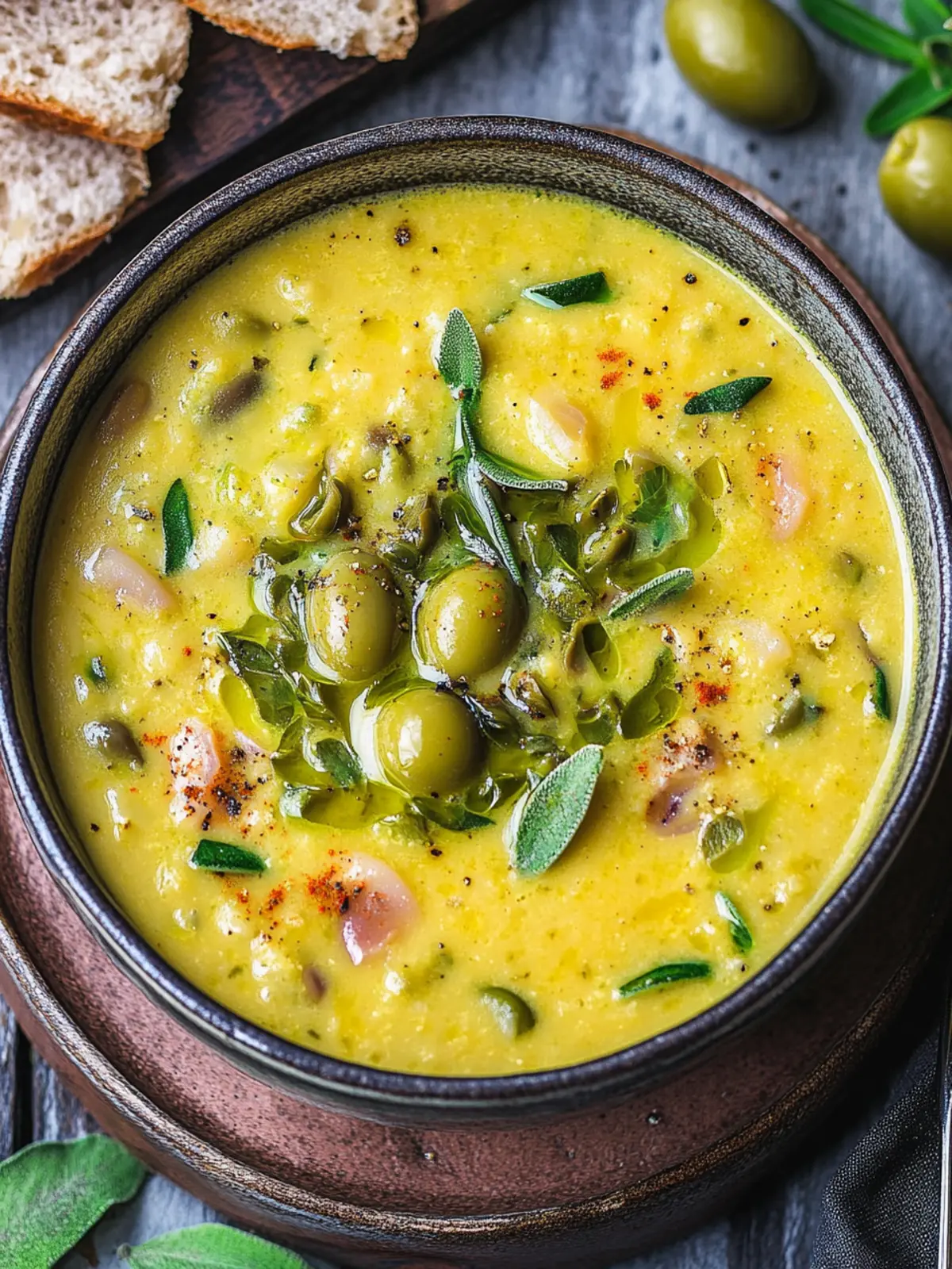 Delicious Green Olive Soup: A Flavorful Twist on Comfort Food 2 Green Olive Soup