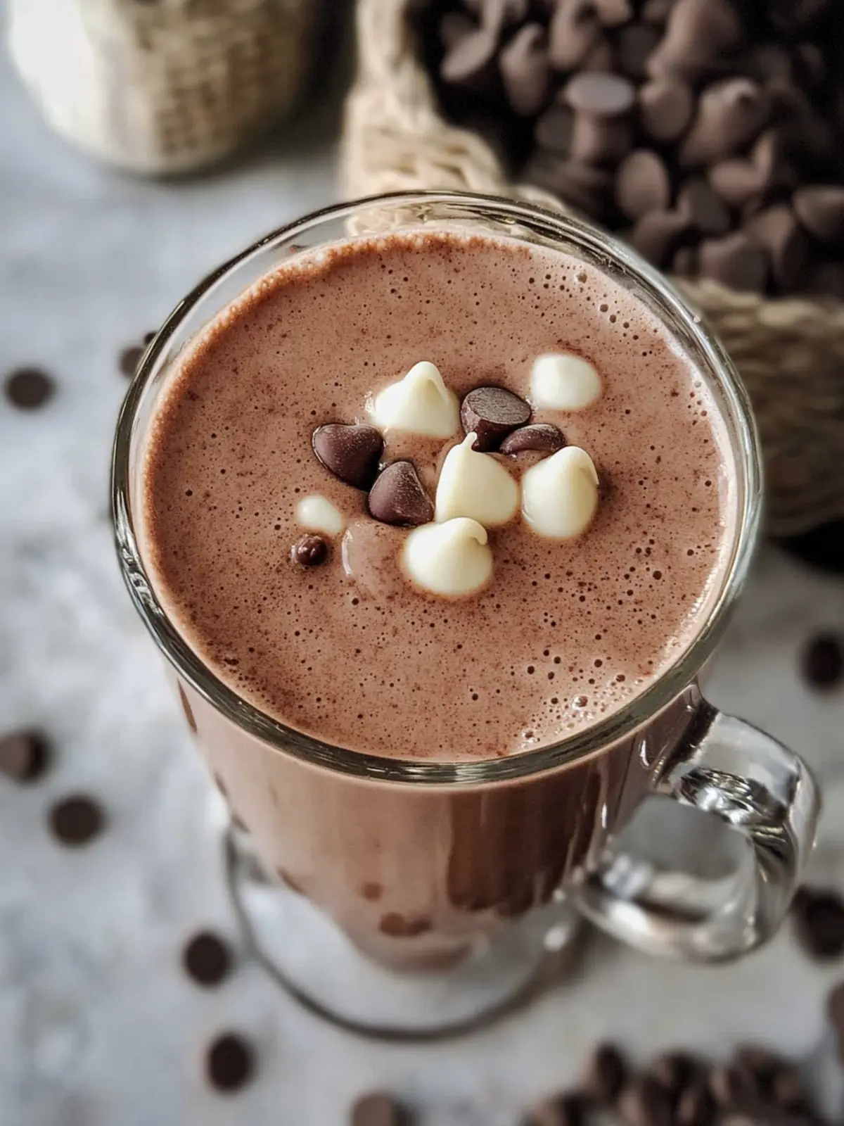 Decadent Hot Chocolate with Chocolate Chips to Savor 2 Hot Chocolate with Chocolate Chips
