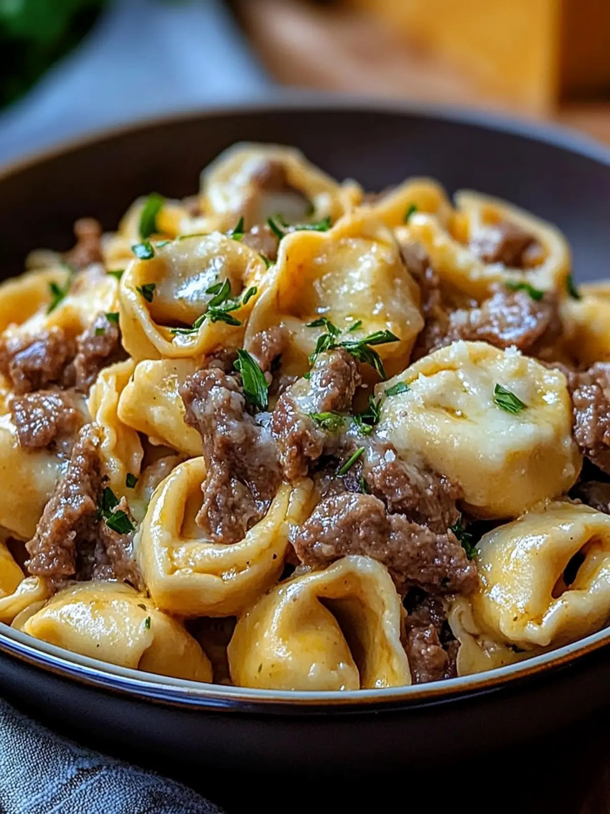 Cheesesteak Tortellini: A Comforting Twist on a Classic Dish 2 Cheesesteak Tortellini