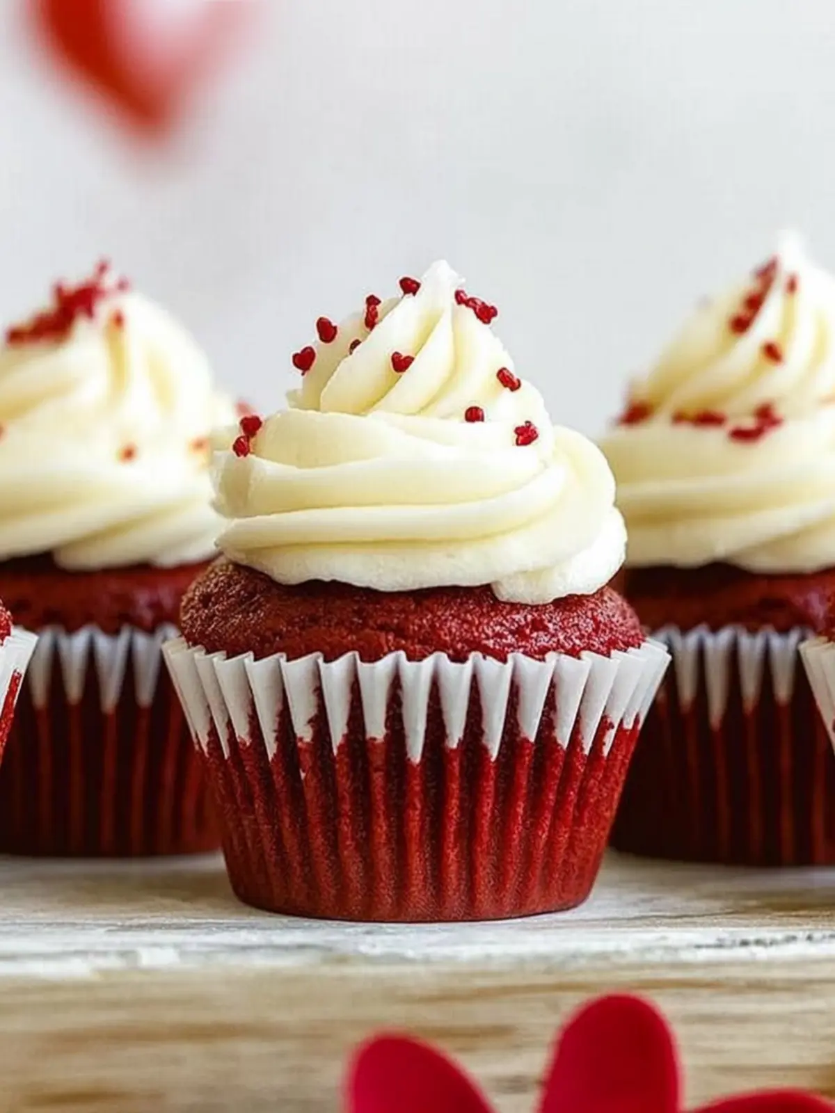 Decadent Valentine's Red Velvet Cupcakes to Wow Your Love 4 valentine's Red Velvet Cupcakes