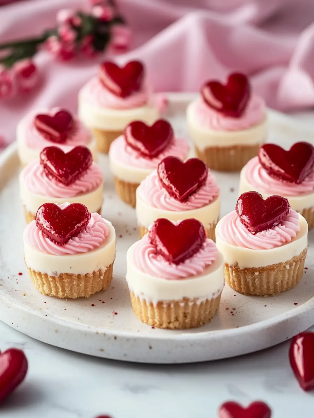 Sweet Mini Valentine’s Day Cheesecakes to Melt Hearts 3 Mini Valentine’S Day Cheesecakes