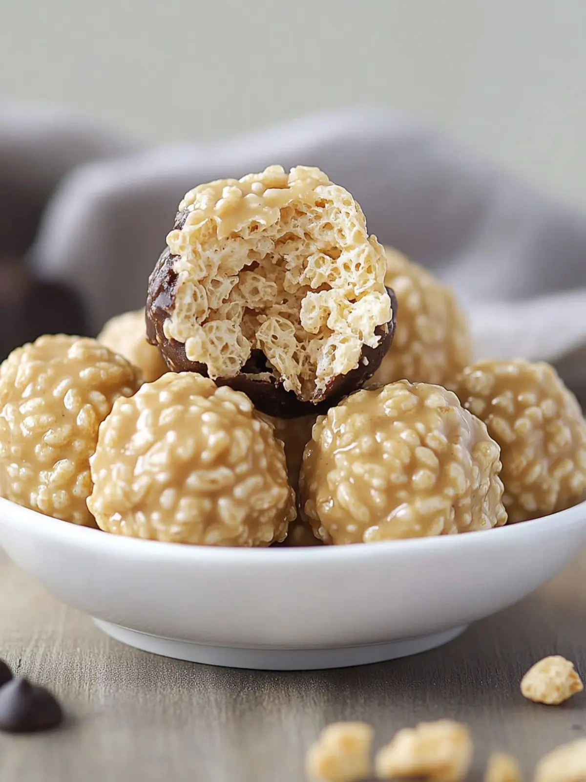 Irresistibly Crunchy Easy Peanut Butter Balls with Rice Krispies 4 Easy Peanut Butter Balls with Rice Krispies