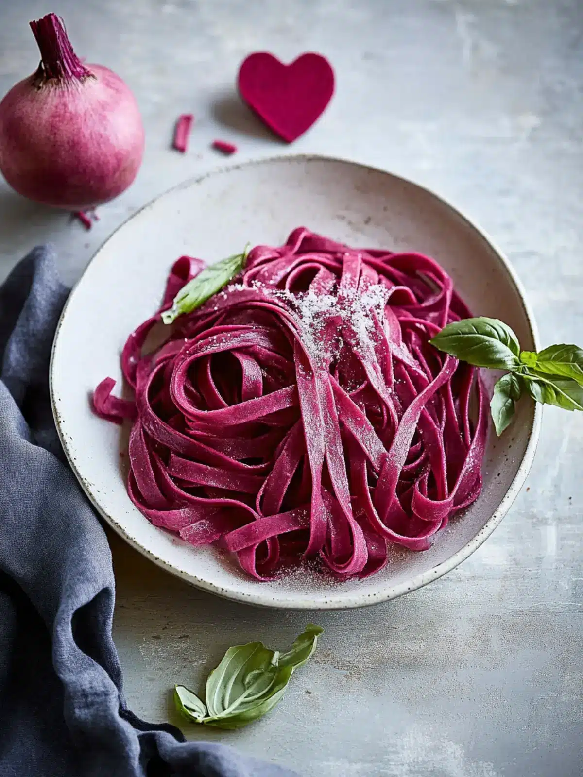 Love at First Bite: Valentine’s Day Beet Fettuccine Noodles 3 Valentine’s Day Beet Fettuccine Noodles