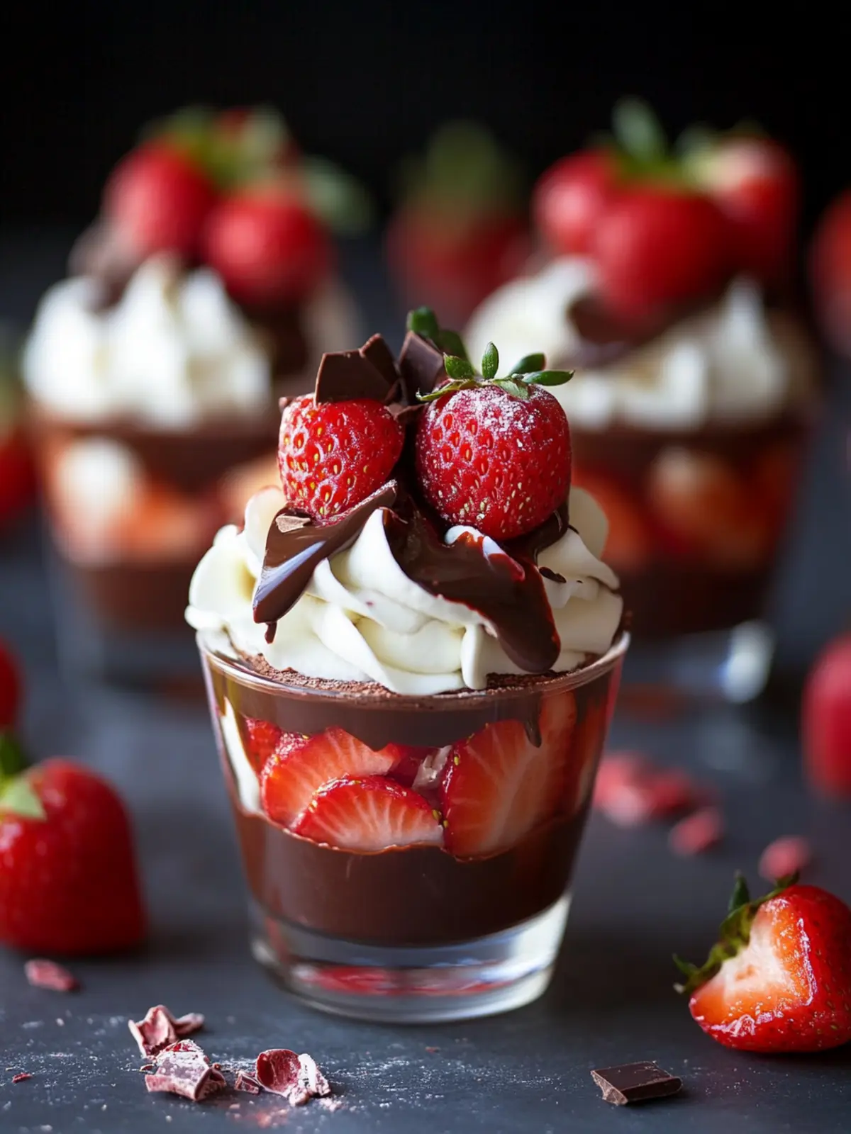 No-Bake Chocolate Strawberry Dessert Cups for Sweet Moments 5 No-Bake Chocolate Strawberry Dessert Cups