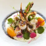 Savor Grilled Squid with Aromatic Herbs for a Flavor Boost 3 Grilled squid with aromatic herbs