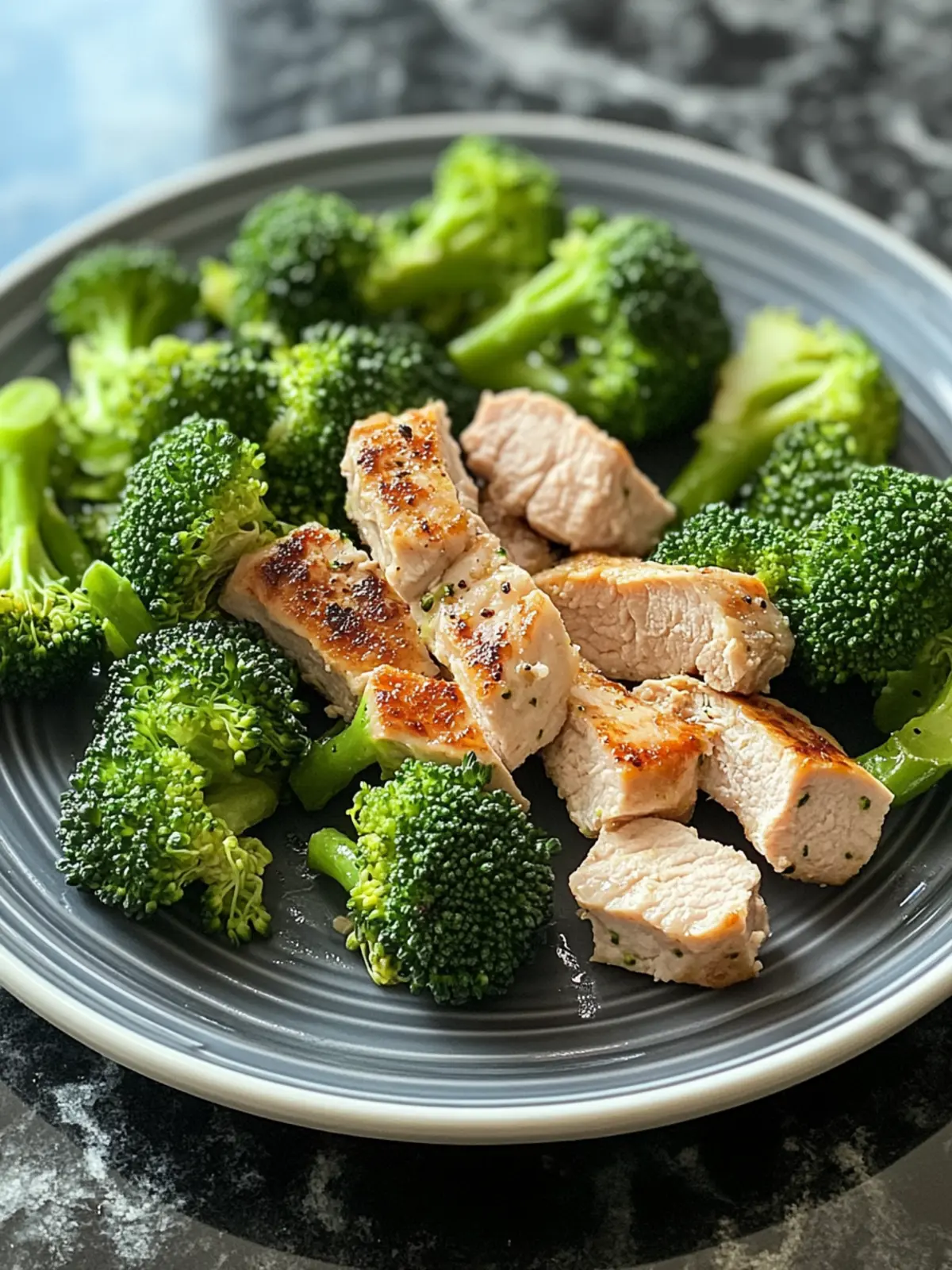 Air Fryer Broccoli with Turkey Slices: A Healthy Flavor Bomb 4 air fryer broccoli with Turkey Slices
