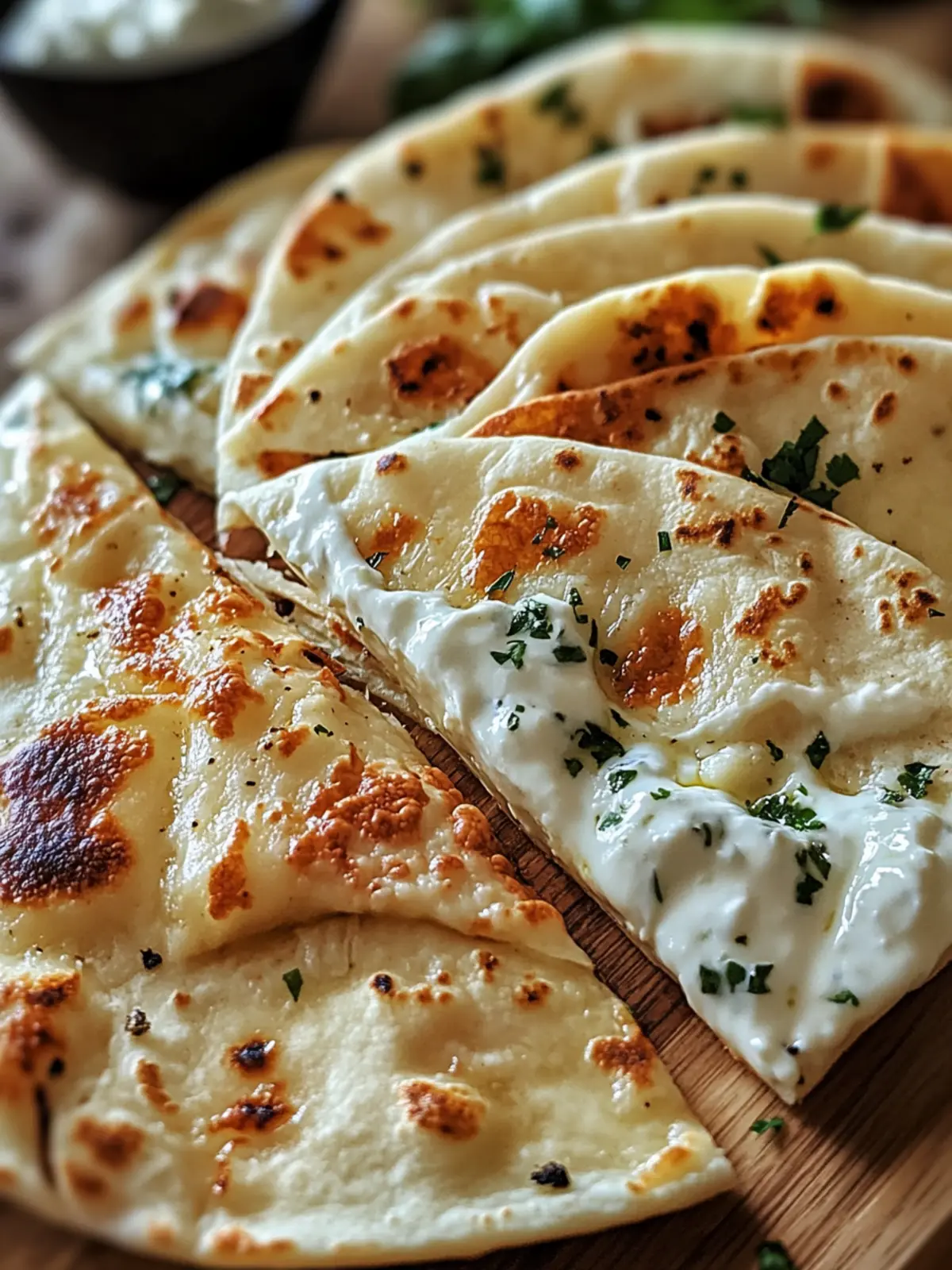 Sourdough Tortillas with Creamy Mozzarella: A Delicious Twist 2 Sourdough tortillas with Creamy Mozzarella