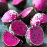 Dark Chocolate Dragon Fruit Coconut Treats You’ll Crave 9 Dark Chocolate Dragon Fruit Coconut Treats