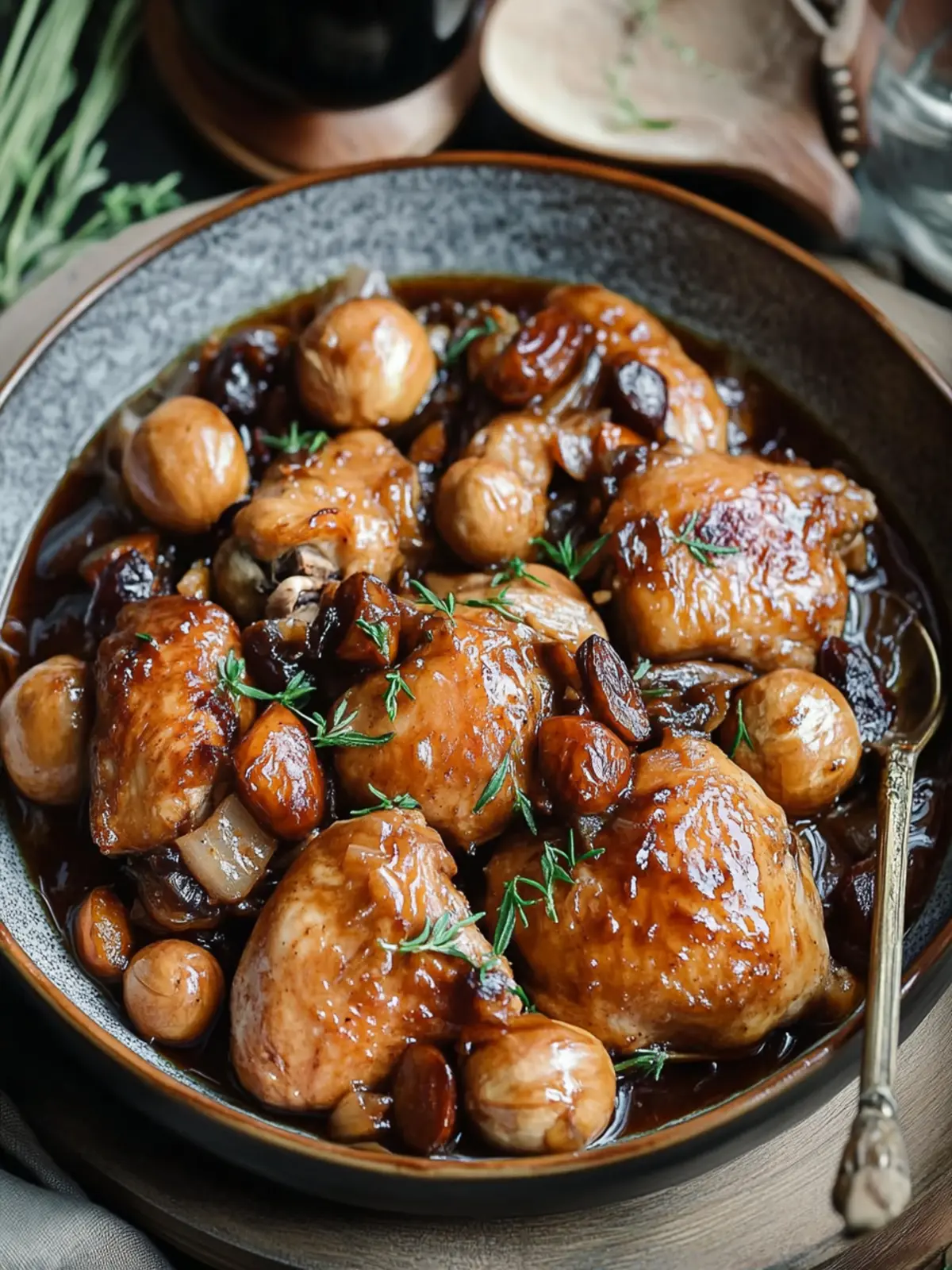 Savory Braised Chestnut Chicken Like Grandma Used to Make 3 Braised Chestnut Chicken