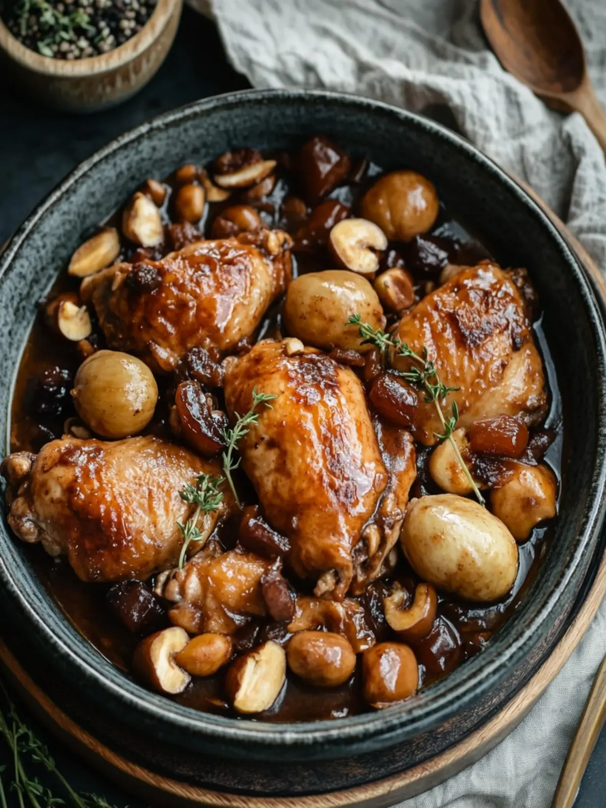 Savory Braised Chestnut Chicken Like Grandma Used to Make 5 Braised Chestnut Chicken