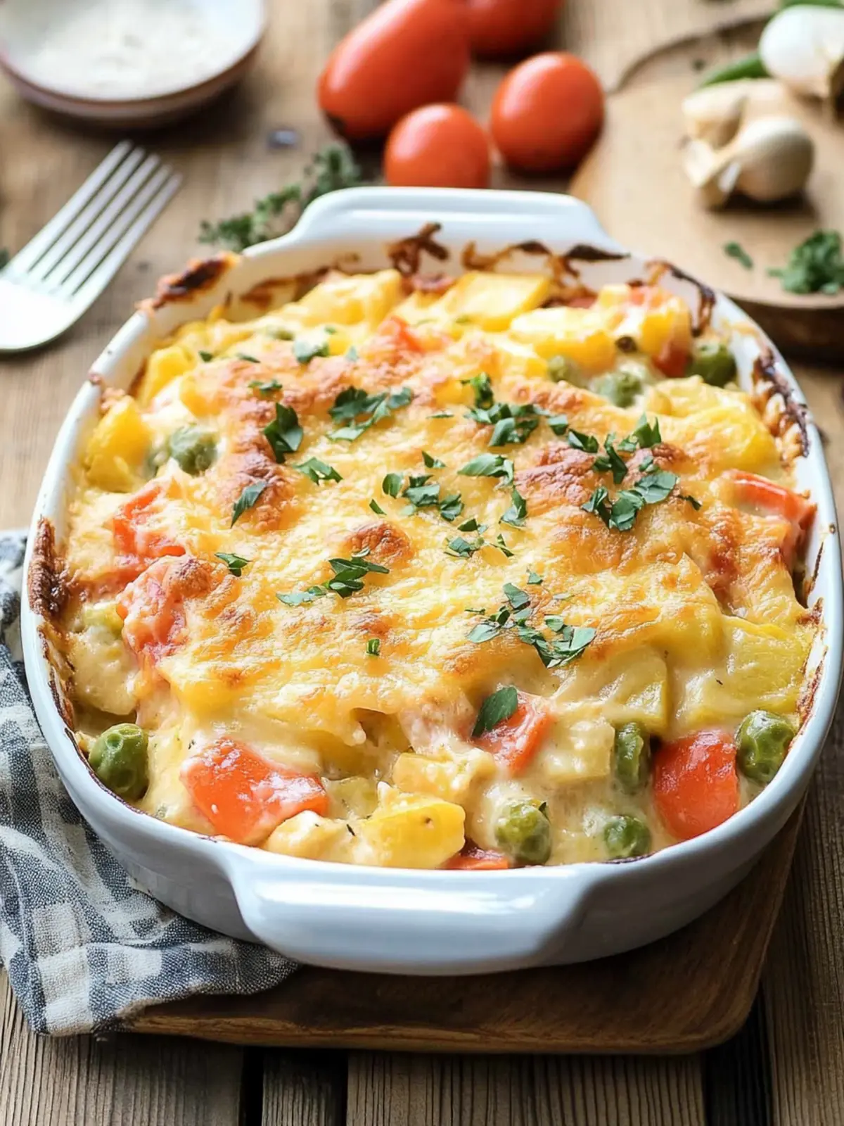 Cheesy Vegetable Casserole for a Cozy Family Dinner 4 Cheesy Vegetable Casserole